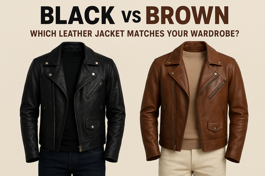 Black vs Brown Which Leather Jacket Matches Your Wardrobe
