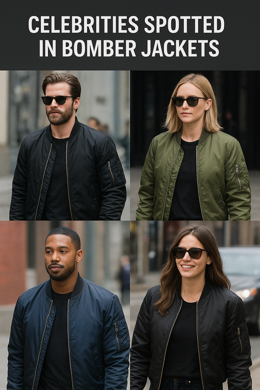 Celebrities Spotted in Bomber Jackets