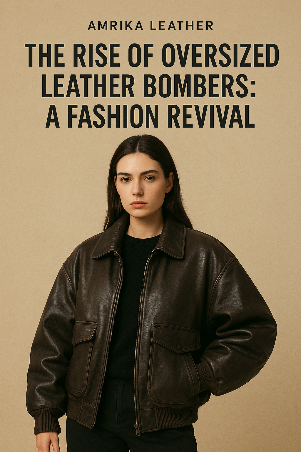 The Rise of Oversized Leather Bombers: A Fashion Revival