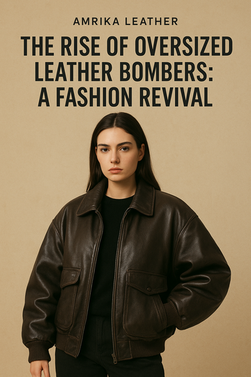 The Rise of Oversized Leather Bombers: A Fashion Revival