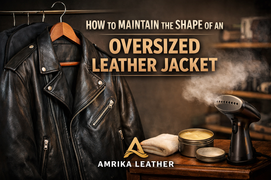 How to Maintain the Shape of an Oversized Leather Jacket