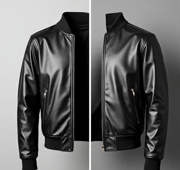Real Leather vs Faux Leather Bomber Jackets What’s the Difference