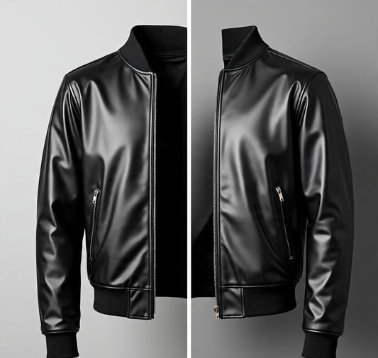 Real Leather vs Faux Leather Bomber Jackets What’s the Difference