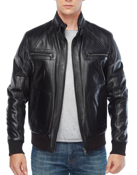 Zenith-Black-Leather-Bomber-